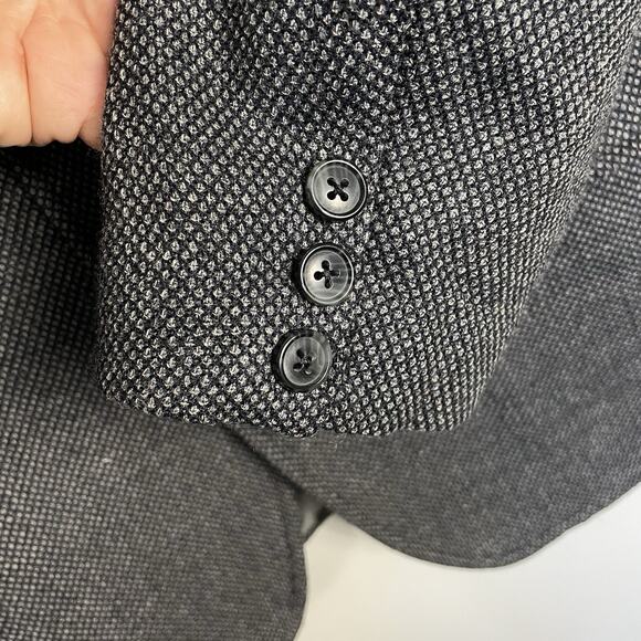 Pendleton Tweed Blazer Sport Coat Men 44S Navy Wool Birds Eye Classic Preppy - Picture 9 of 13